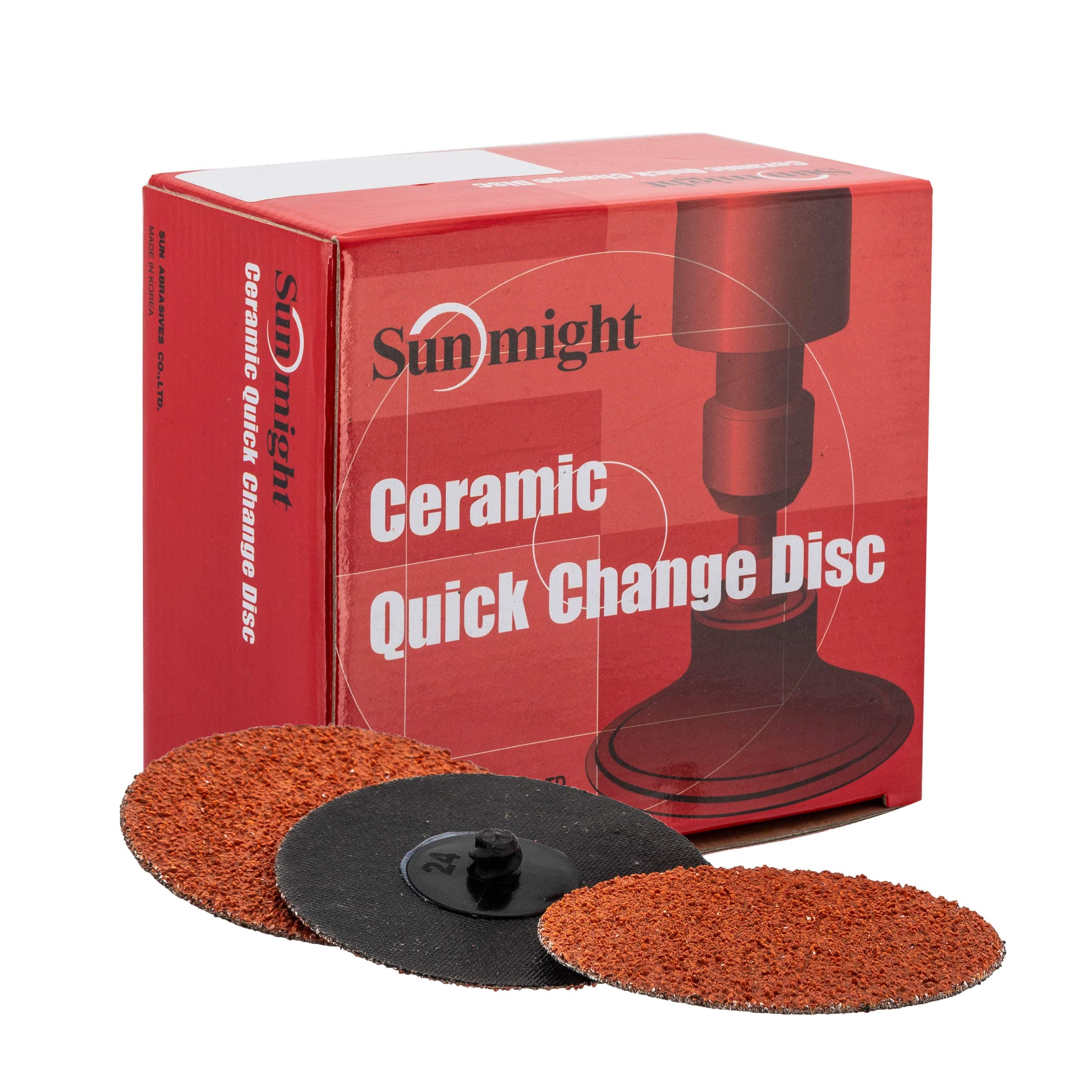 Sunmight Ceramic QCD 3" 50G Disc, 90604, 25 Discs