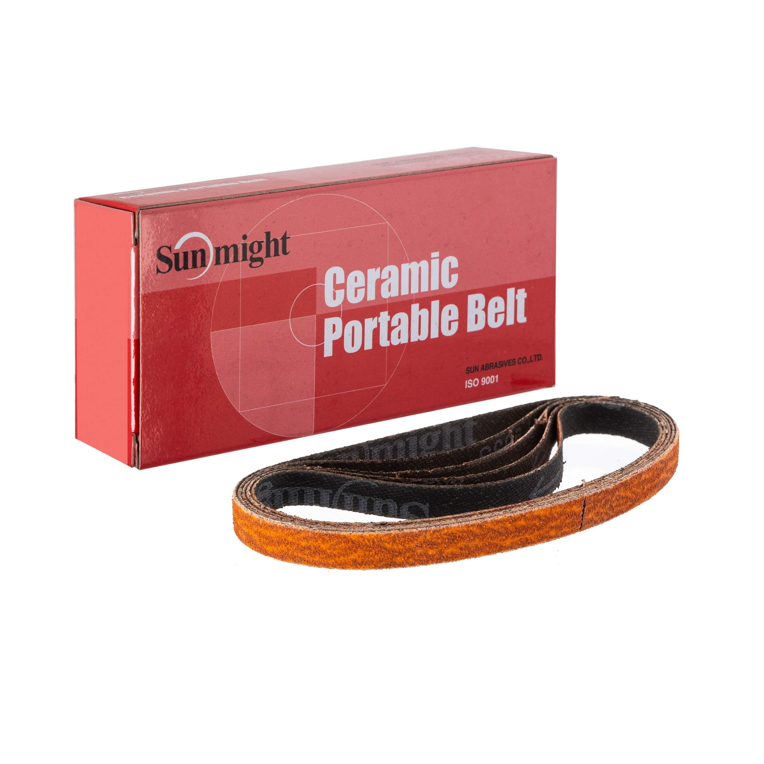 Sunmight Ceramic Belt 1/2" x 18" 80G Belt, 91006, 10 Belts