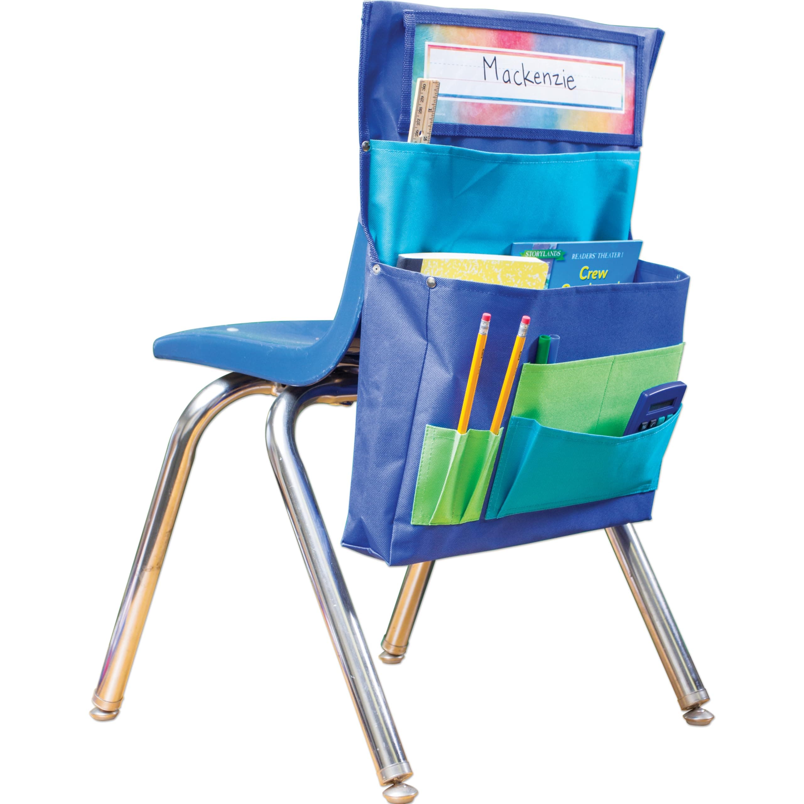 Teacher Created Resources Blue, Teal & Lime Chair Pocket (TCR20970)