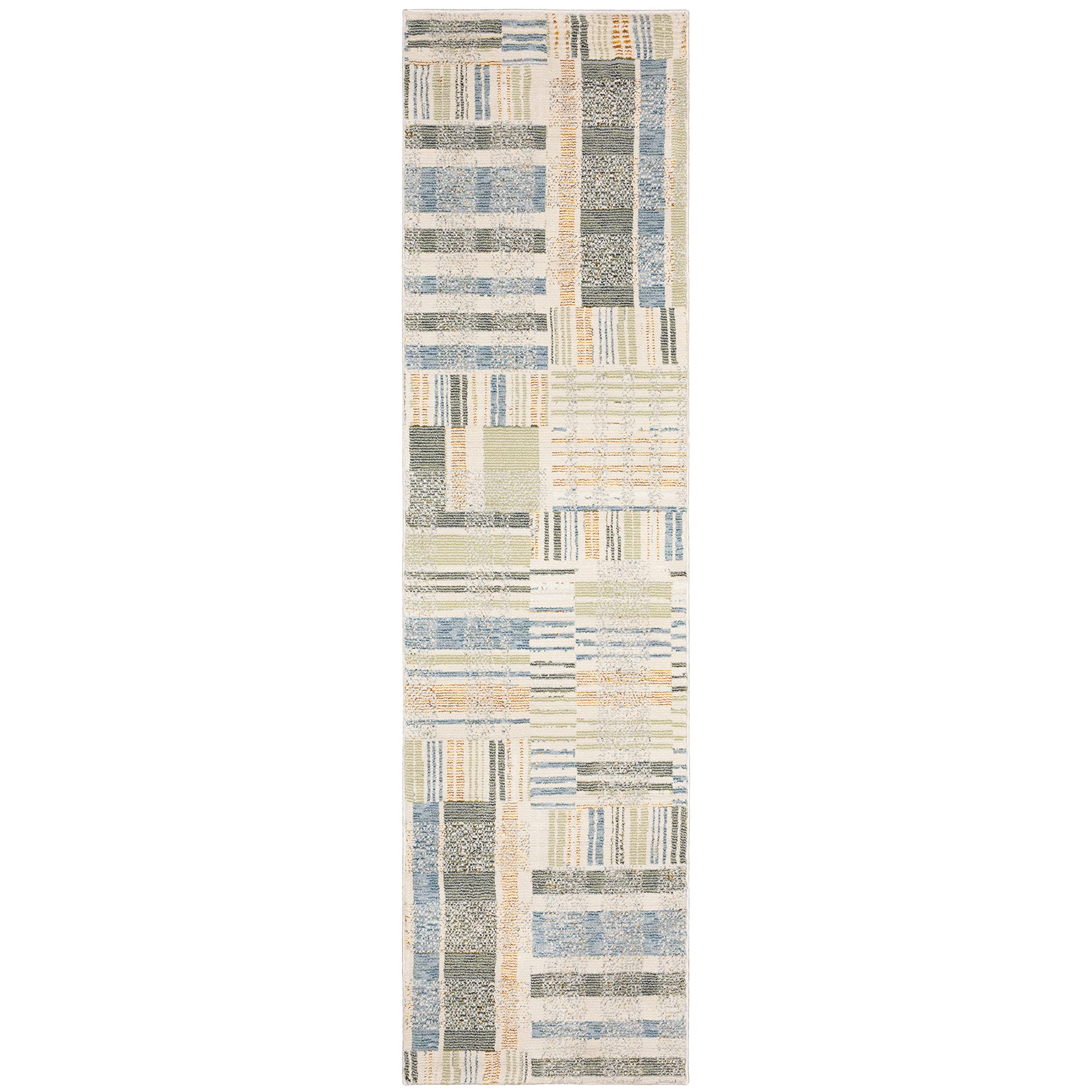 Oriental Weavers A752E0067253ST Atlas 752E02' 3" X 8' 0" Area Rug, Blue