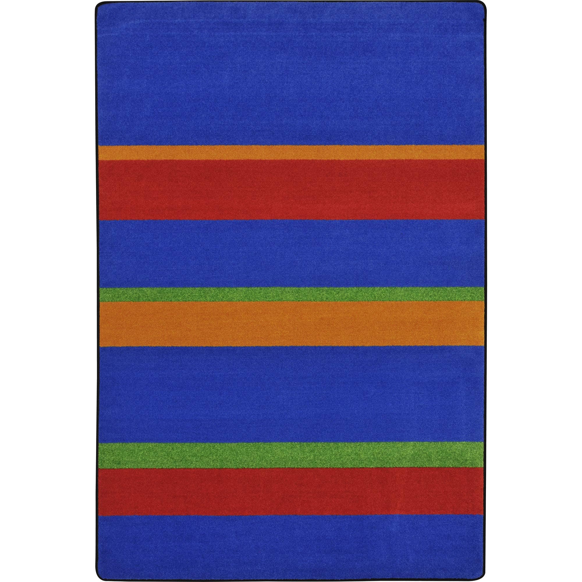 Joy Carpets Kid Essentials Straight and Narrow Teen Area Rugs, 5'4" x 7'8", Primary
