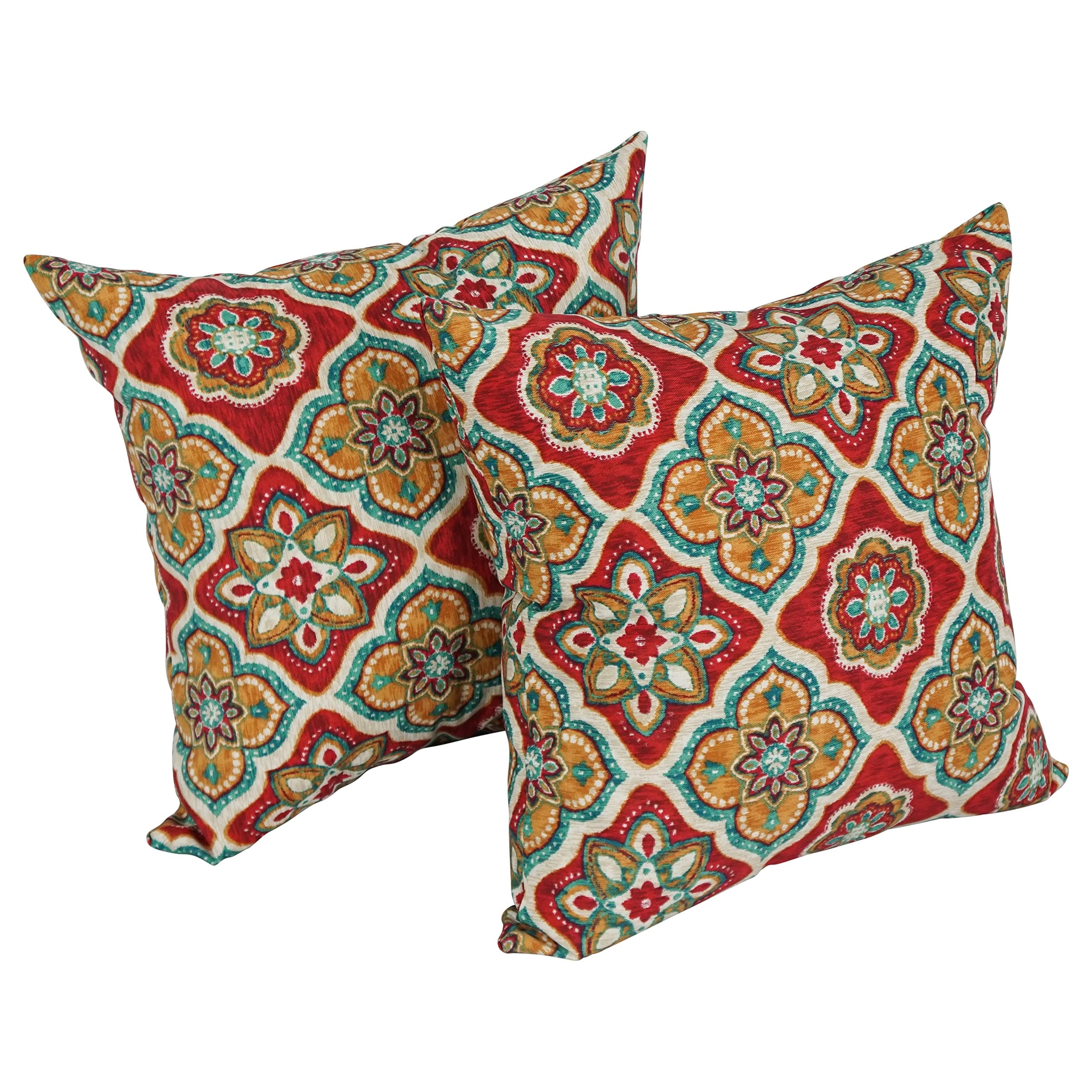 Blazing Needles 17-inch Indoor/Outdoor Throw Pillow (Set of 2) - 18" alfinia Fresco