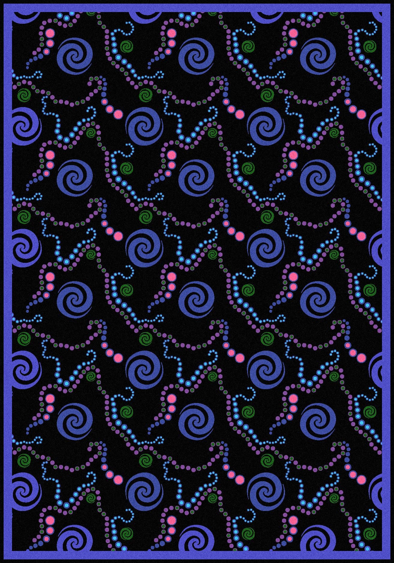 Joy Carpets Kaleidoscope Pop Beads Whimsical Area Rugs, Multi