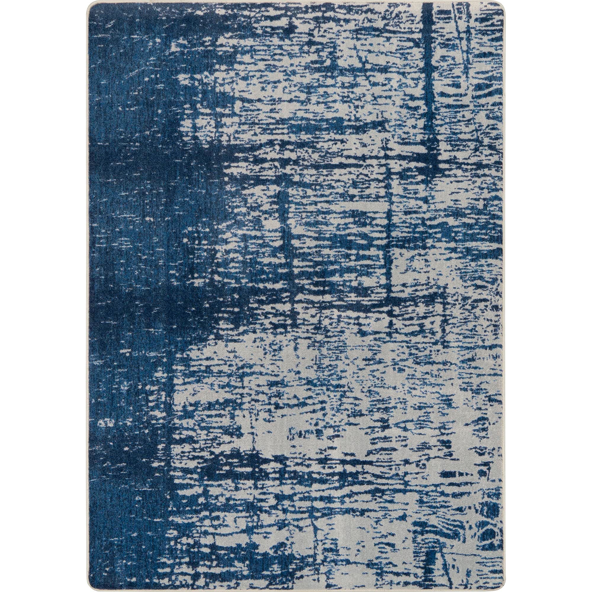 Joy Carpets Coastal Canvas 3'10" x 5'4" Area Rug in Color High Tide