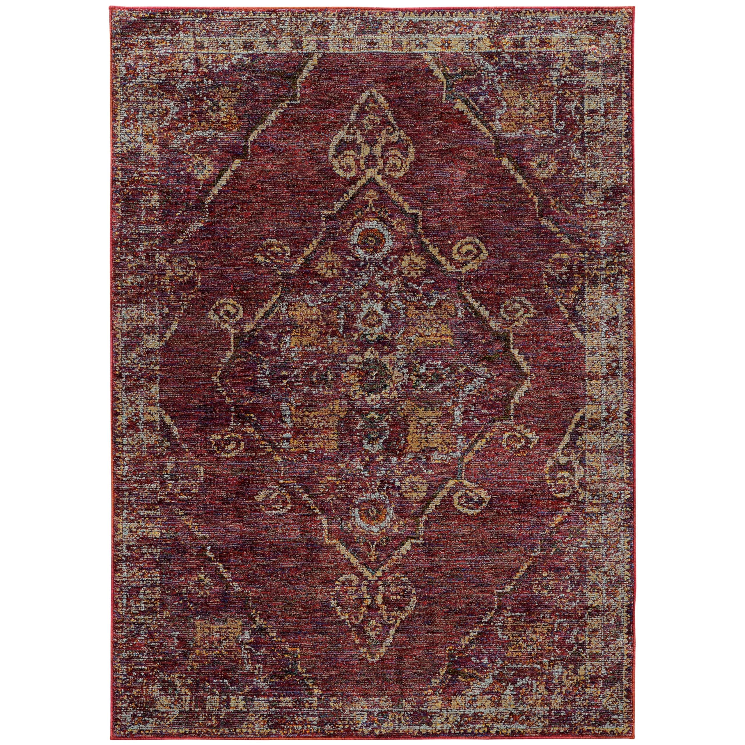 Oriental Weavers 7135E-2x3 Indoor Area Rug, Red, 1'10" x 3' 2"