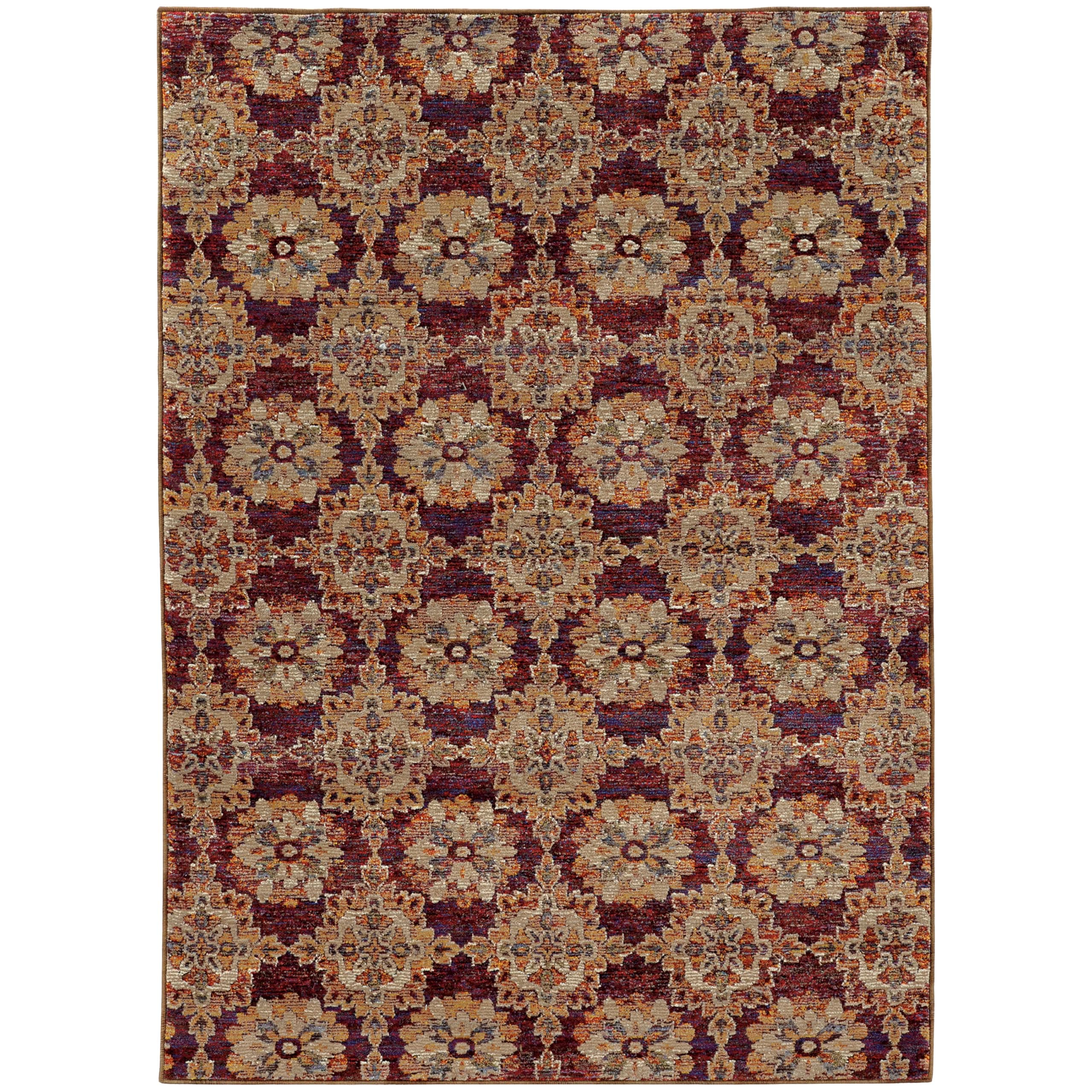 Oriental Weavers 6883A-3x5 Indoor Area Rug, Red, 3' 3" x 5' 2"
