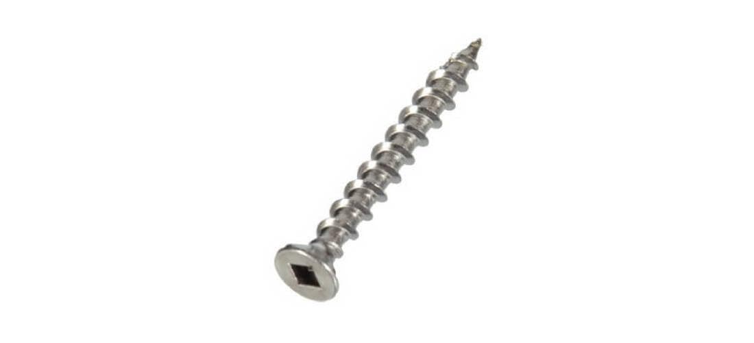 Hillman Fasteners 41599 #8 x 2-Inch Screws with Flat Countersunk Head and Square Recess, 25-Pack - Quantity 5