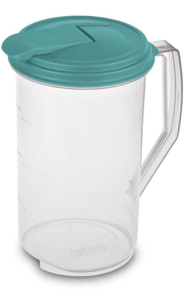STERILITE 04860906 Beverage Pitcher, Round, BPA-Free Plastic, 2-Qts. - Quantity 1