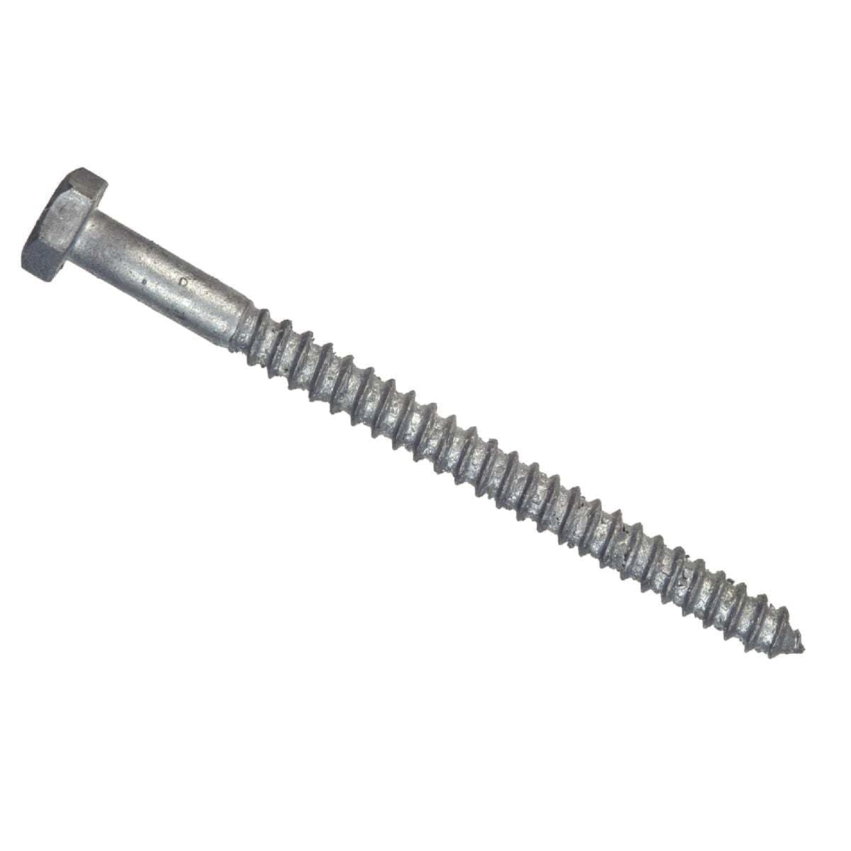 HILLMAN FASTENERS - 100-Pack 5/16x3-Inch Galvanized Lag Bolts