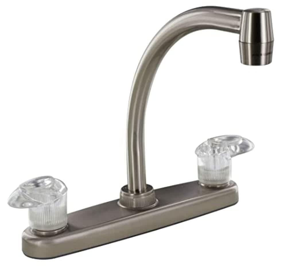 Valterra Phoenix Faucets by PF221402 Catalina Two-Handle 8" Kitchen Faucet with Hi-Arc Spout - Brushed Nickel