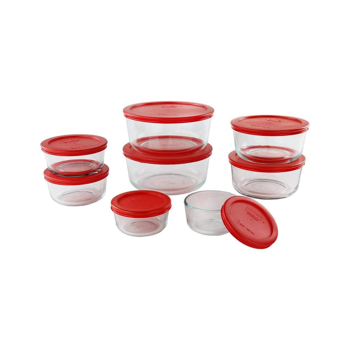Pyrex Simply Store (8-Pack) Glass Food Storage Containers Set