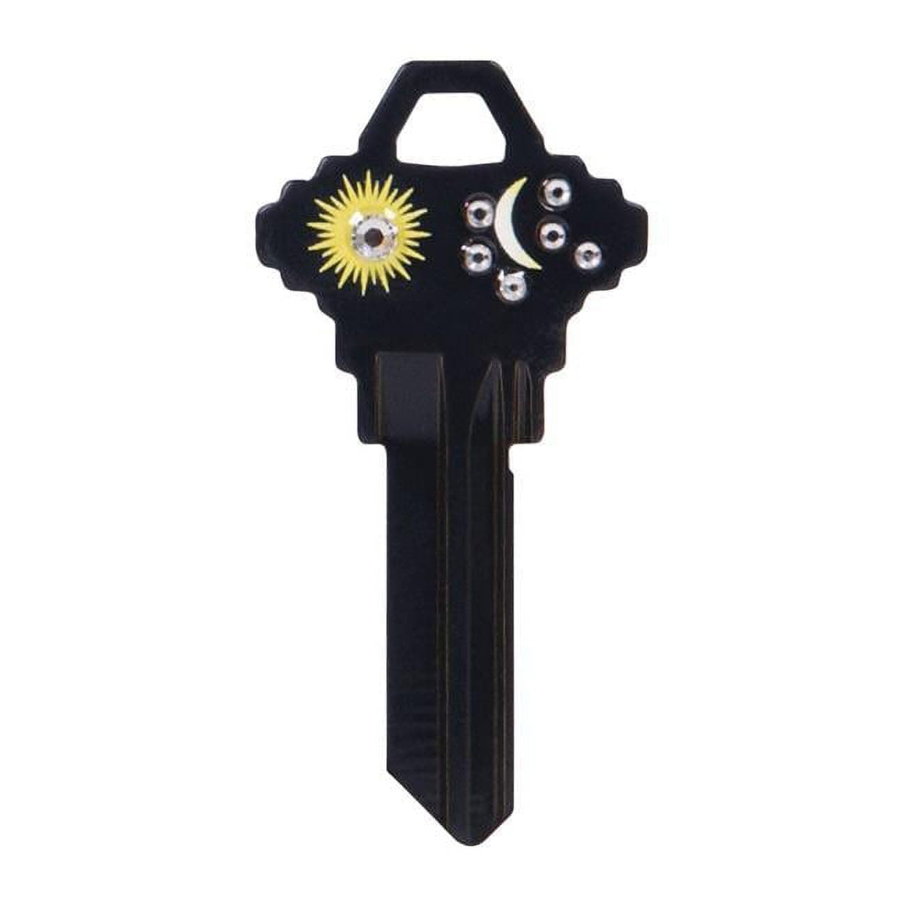 Hillman DIVA Sun & Moon House/Office Universal Key Blank Single sided