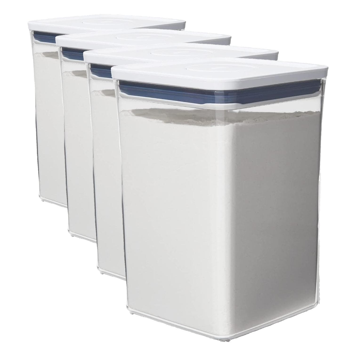 OXO Good Grips POP Container - 4.4 Qt/4.2 L,Airtight Food Storage Containers,(Pack of 4)