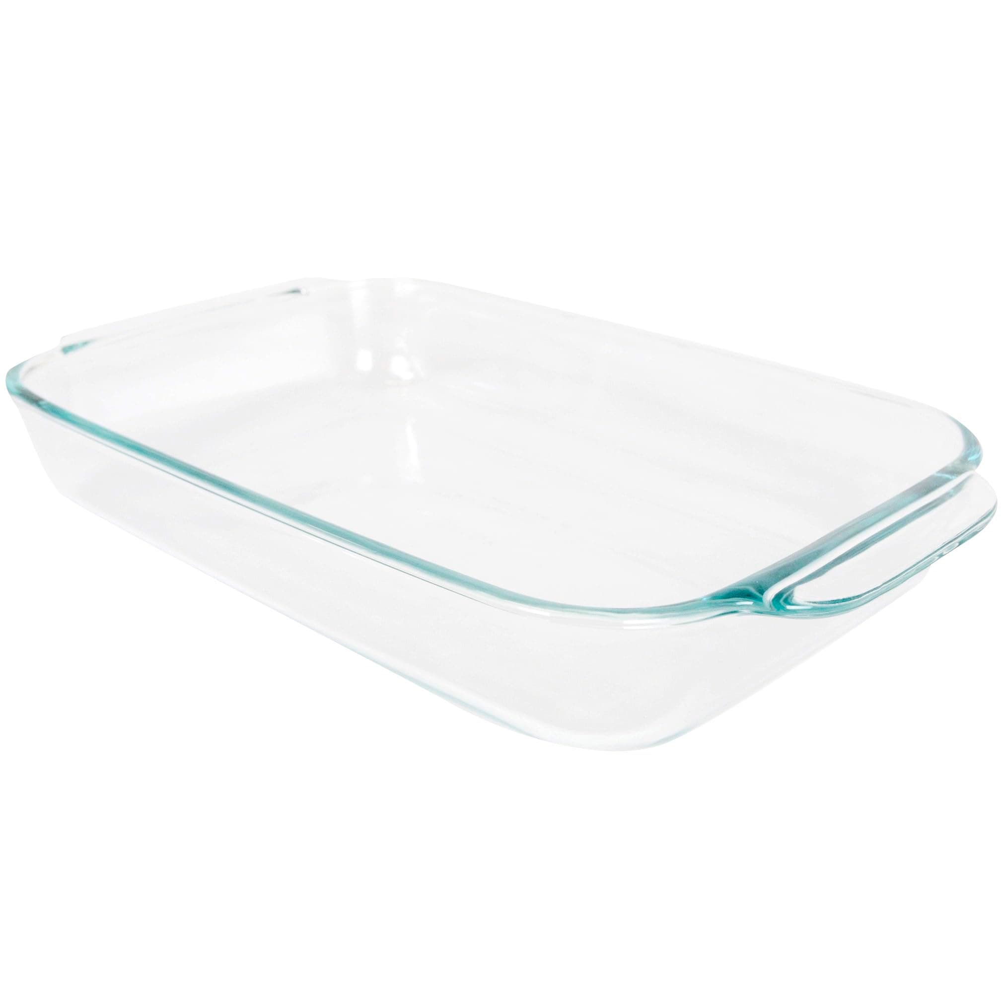 Pyrex Easy Grab 2-Qt Glass Casserole Dish with Lid, Tempered Glass Baking Dish with Large Handles, Dishwashwer, Microwave, Freezer and Pre-Heated Oven Safe