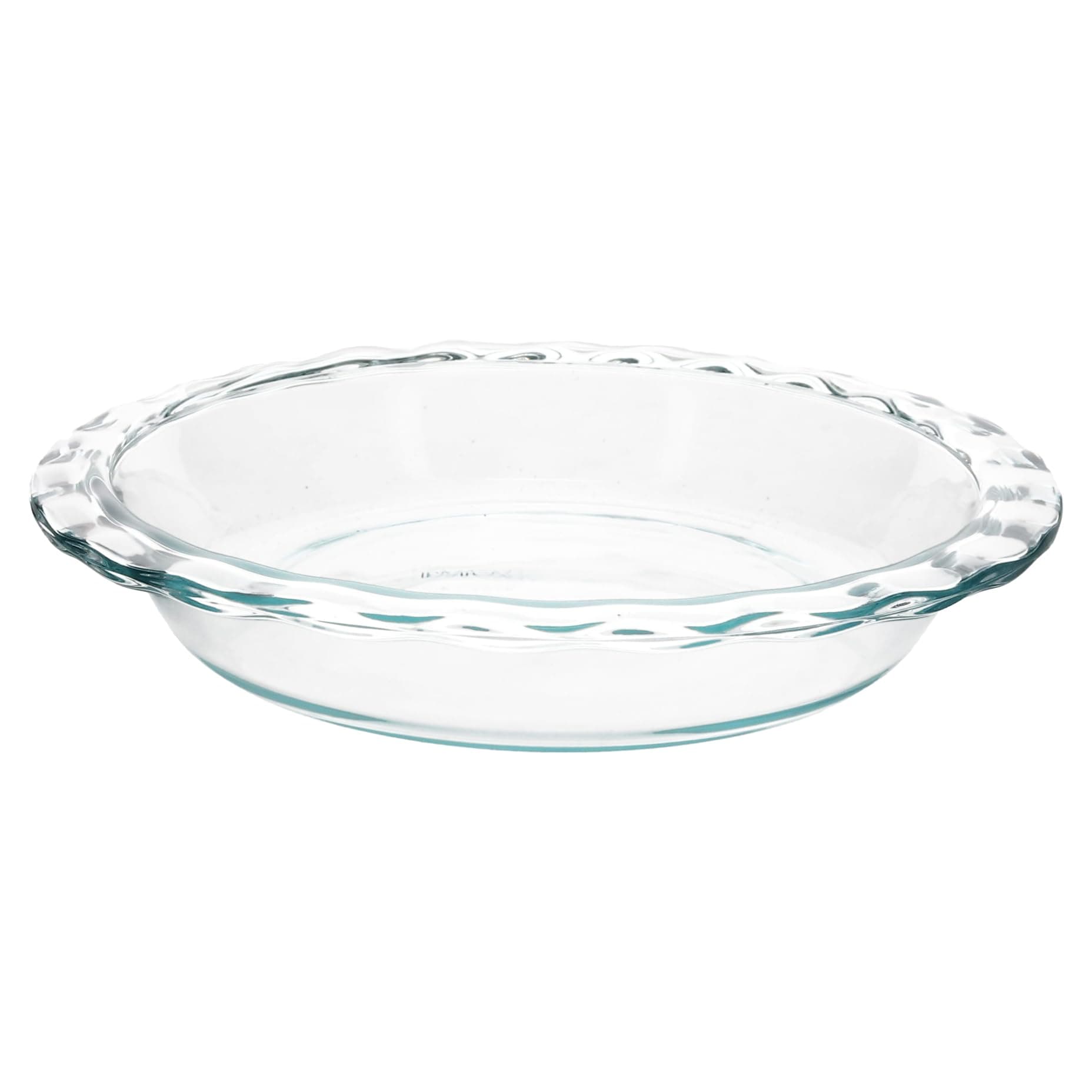 Pyrex C-209 9.5in Fluted Rim Glass Pie Plate - Made in USA