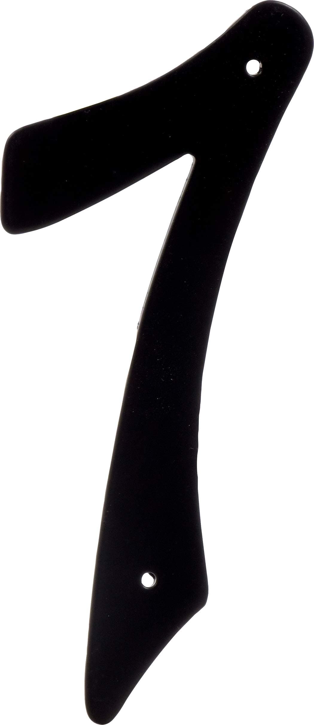 HIllman 841630 4-Inch Nail-On Black Die Cast Aluminum, House Number 7
