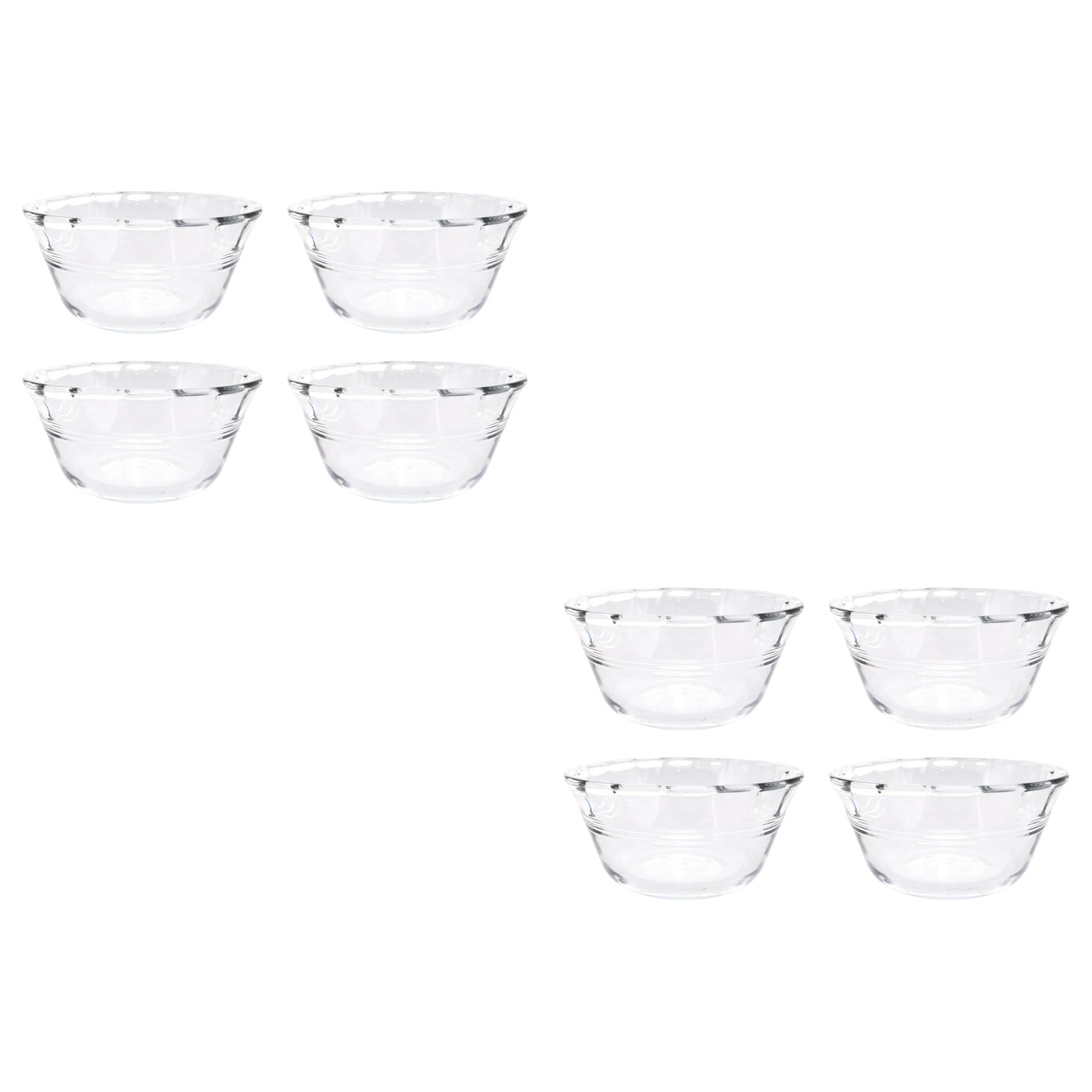Pyrex (6oz 4Pc Glass Custard Bowls (2-Pack) - Made in USA