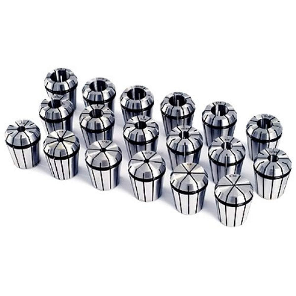 HHIP 3900-5267 3/32 to 3/4" ER-32 18 Piece Spring Collet Set