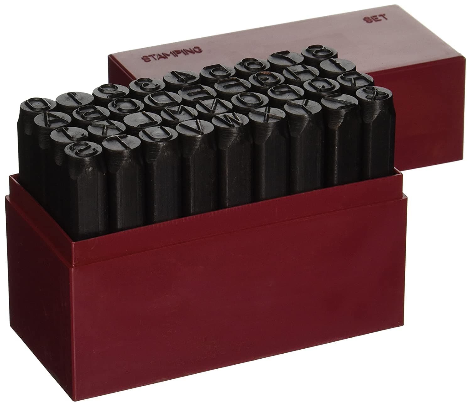 HHIP 8016-0002 80765 1/8" Width Number and Letter Stamp Set (0-9 and A-Z)