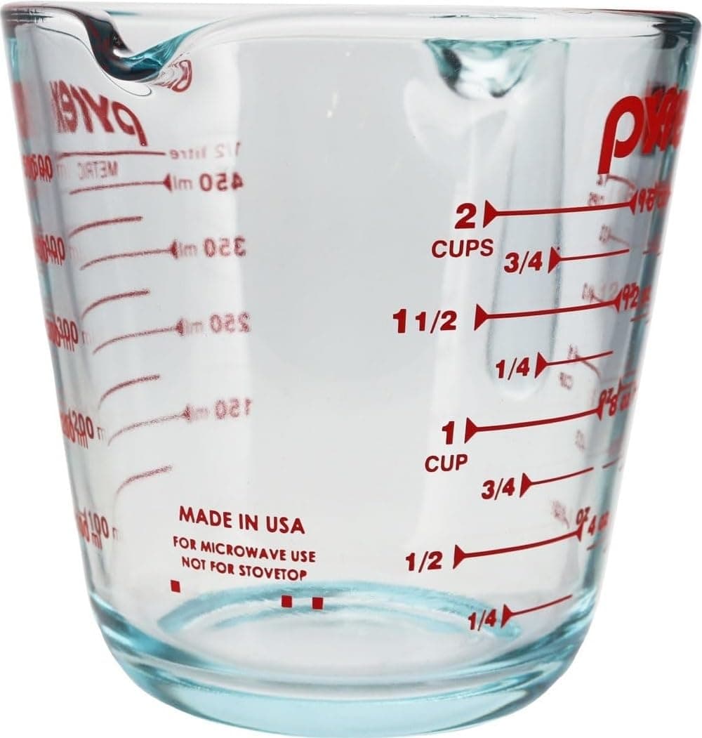 Pyrex 2-Cup Glass Measuring Cup - Made in USA