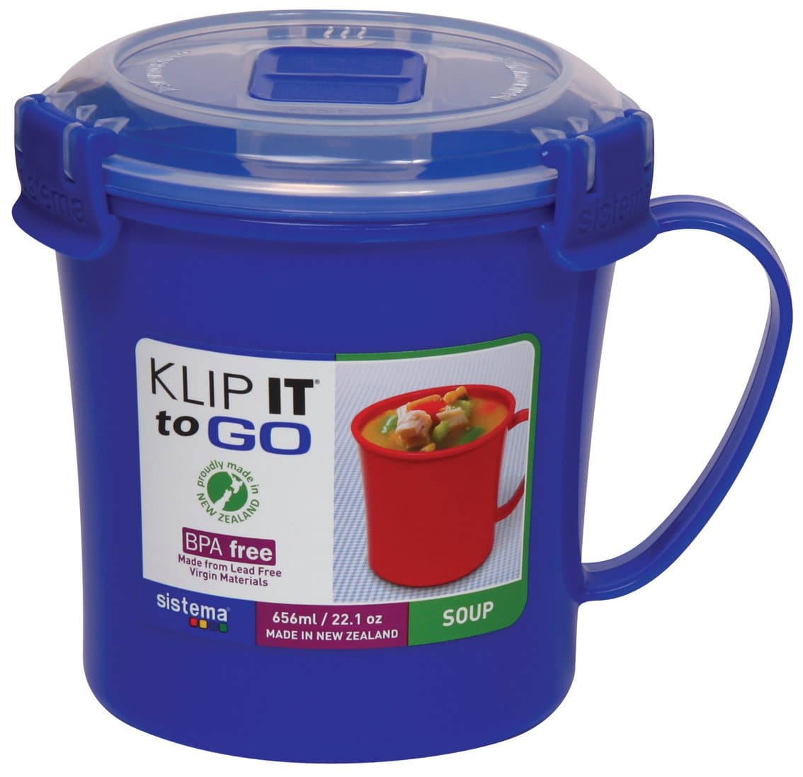 (One Piece) Soup Mug- Soup Mug To Go From Sistema (Part Number 21107)