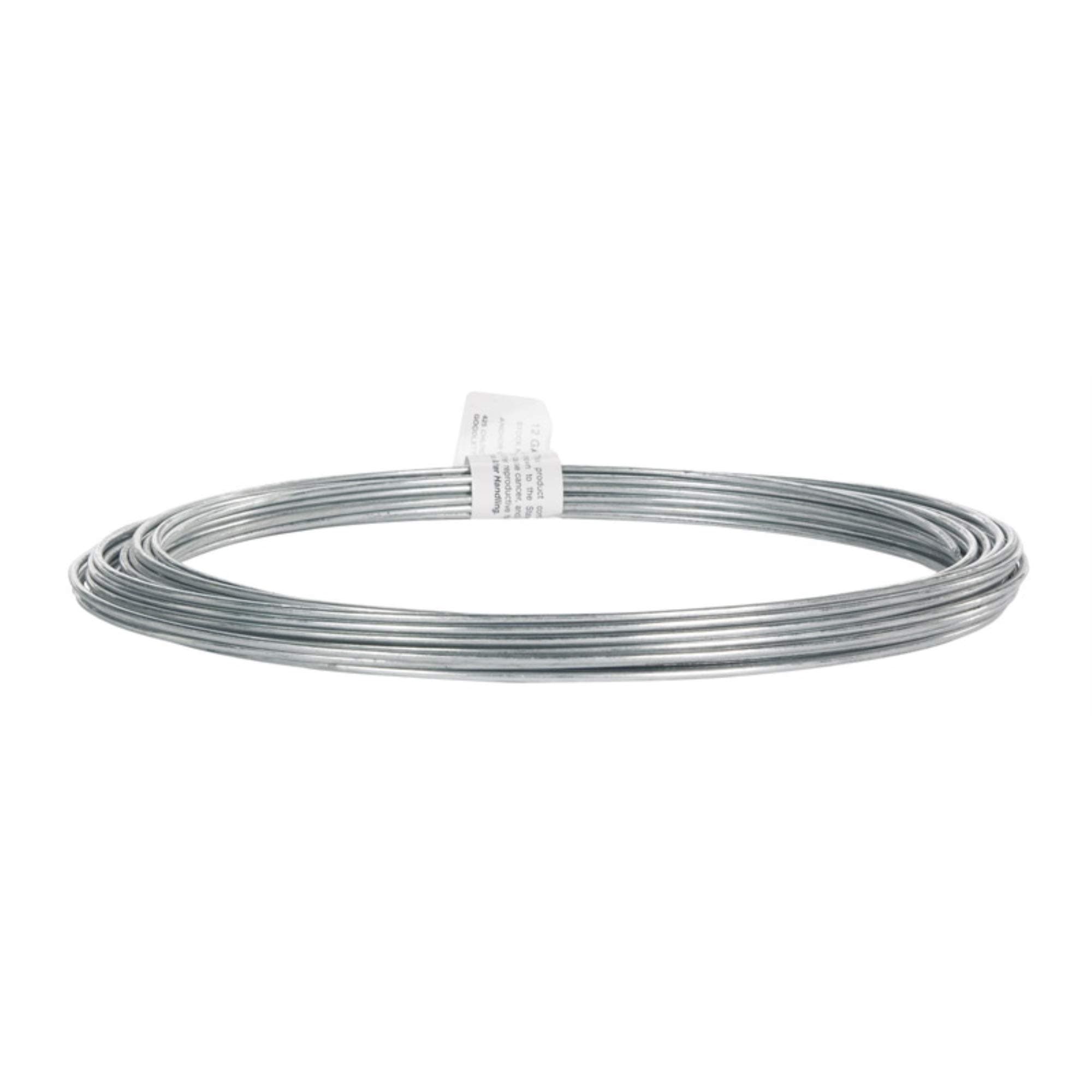 Hillman 0.101-0.106 in. Dia. x 50 ft. L Galvanized Steel 12 Ga. Wire