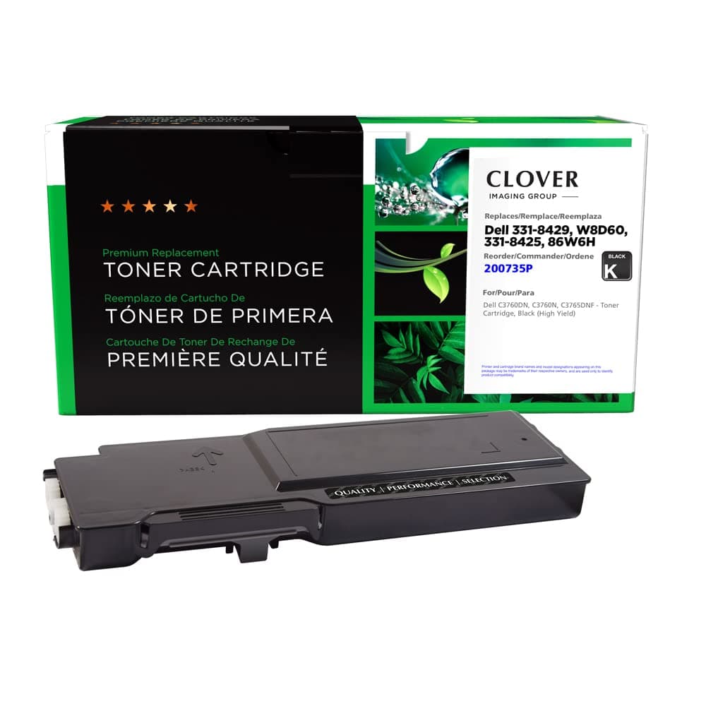 CIG 200735P Remanufactured Black High Yield Toner Cartridge for Dell C3760