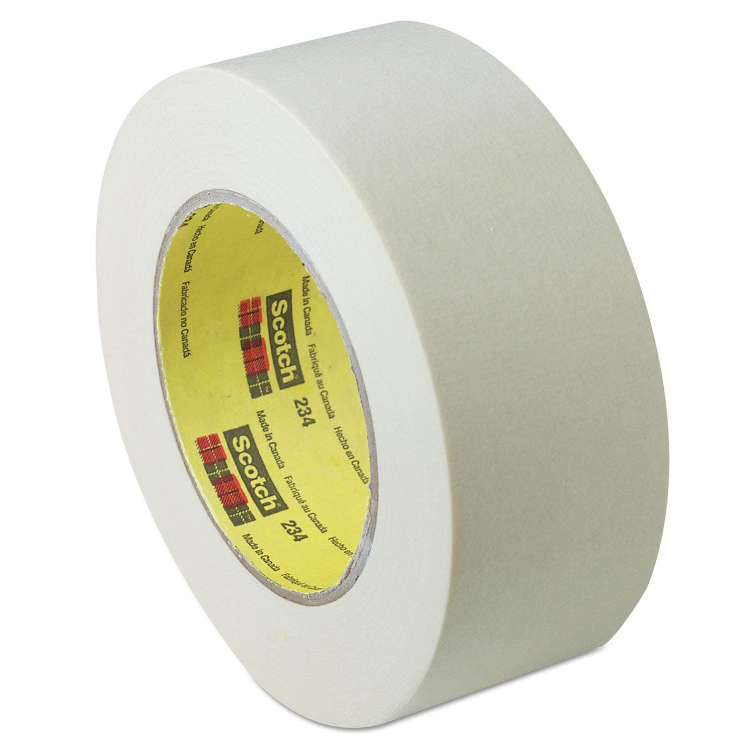 3M Scotch 2342 General Purpose Masking Tape, 250 Degree F Performance Temperature, 27 lbs/in Tensile Strength, 60 yds Length x 2" Width, Tan