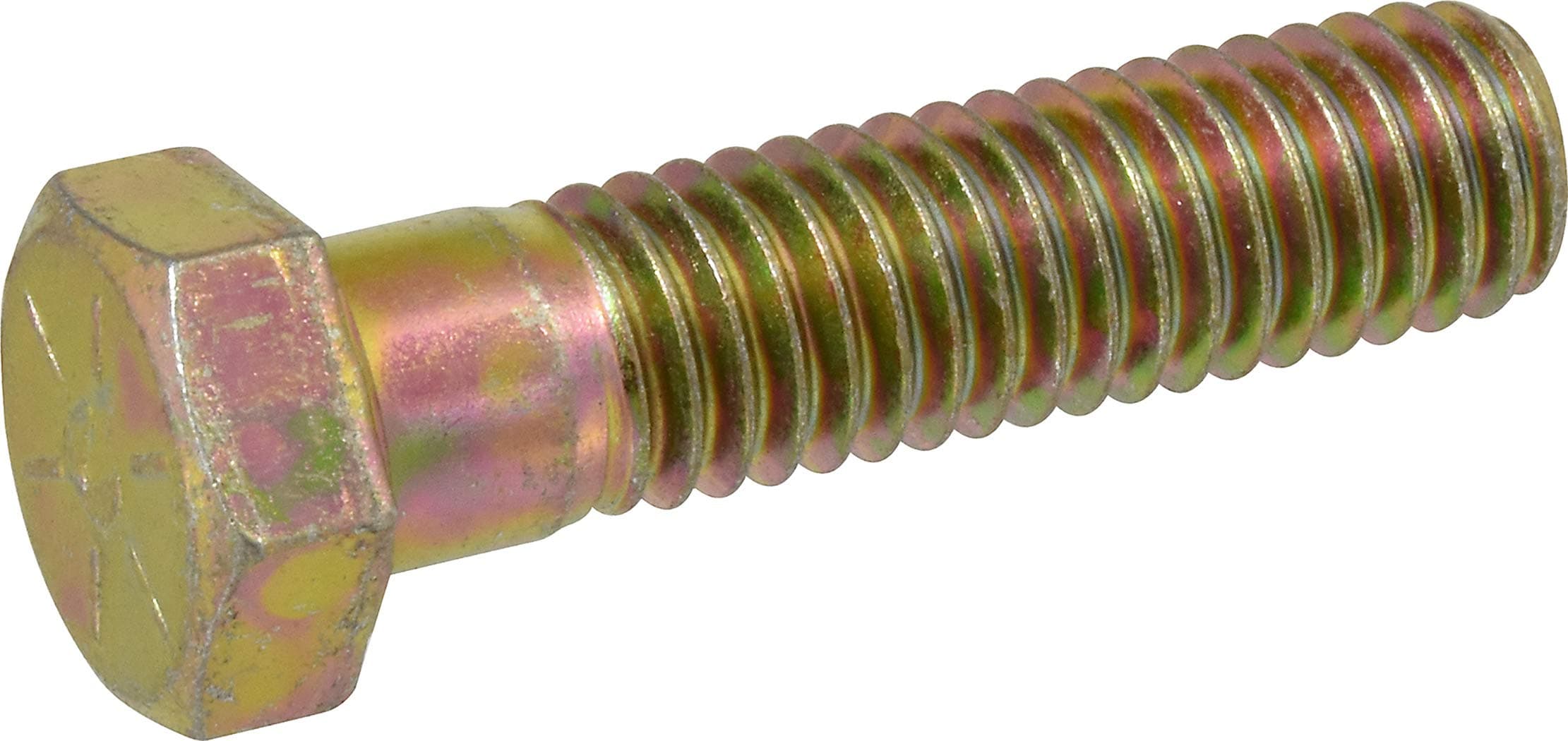 Hillman 220226 Yellow Dichromate Grade 8 Hex Cap Screw
