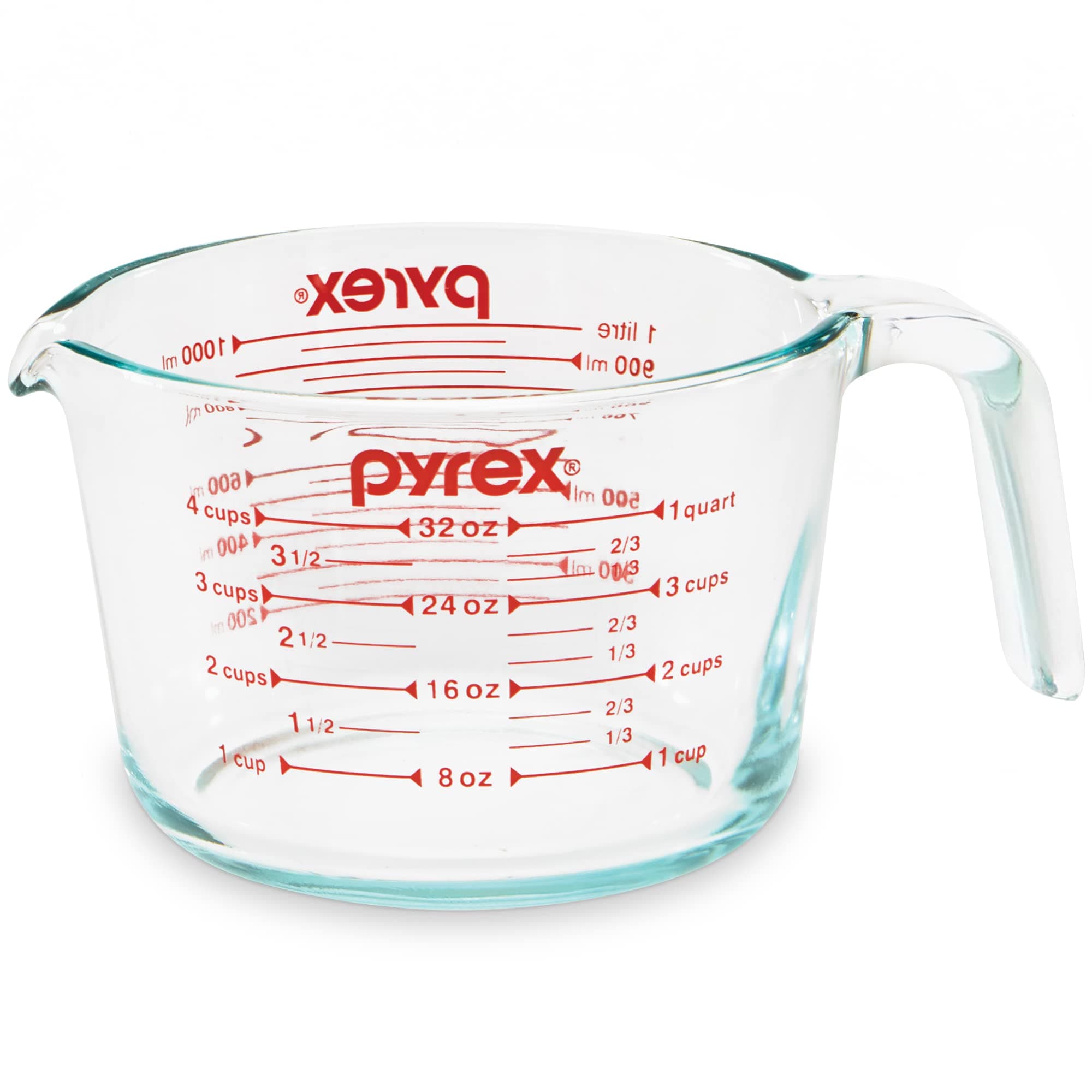 Pyrex 4 Cup Glass Measuring Cup For Baking and Cooking