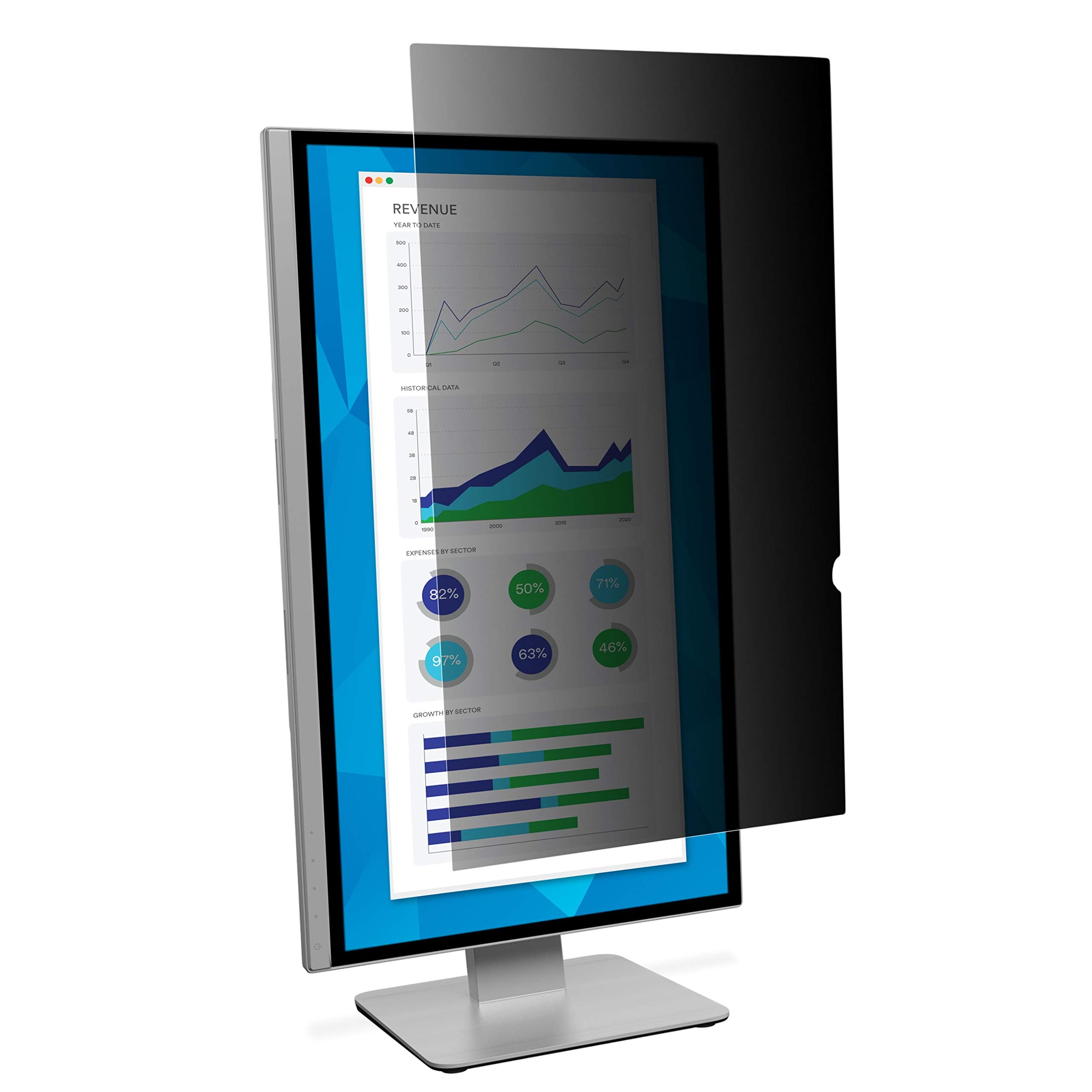 3M Privacy Filter for 21.5" Monitor (PF215W9P) (16:9 Aspect Ratio) Portrait