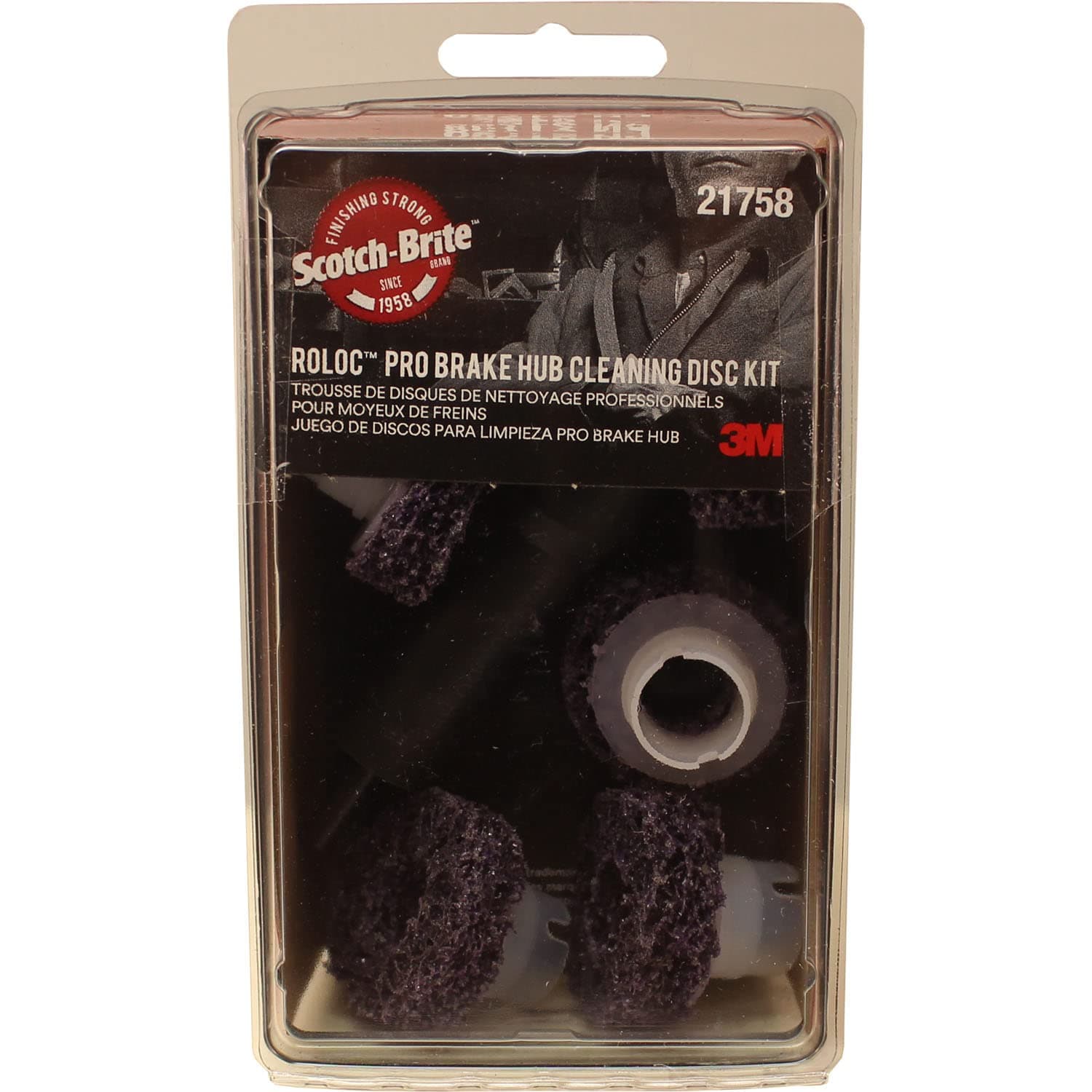 3M - Scotch-Brite Roloc Pro Brake Hub Clng Disc Kit Cs (21758)