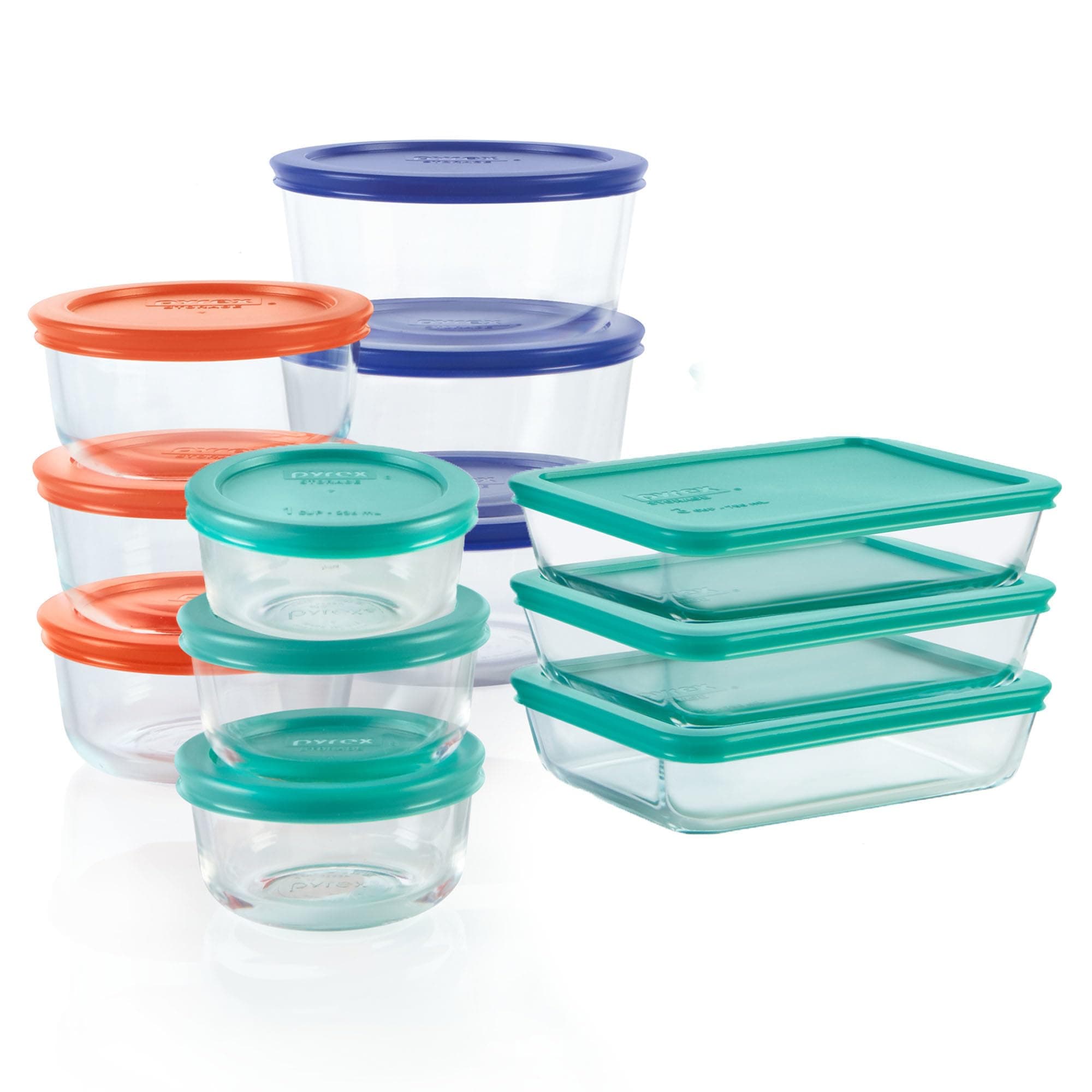 Pyrex Simply Store (12-Pack) Glass Food Storage Containers Set