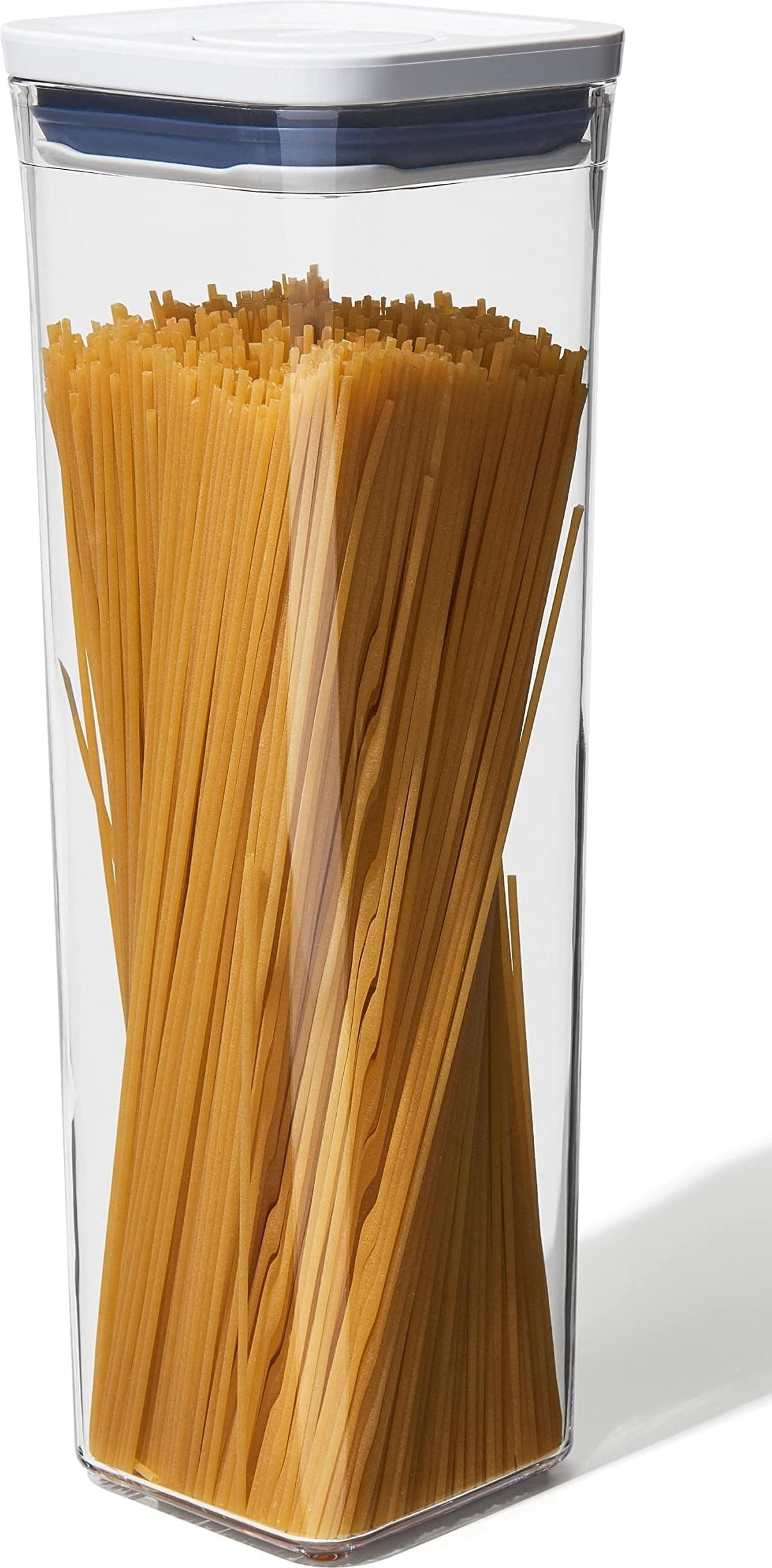 OXO Good Grips POP Container - Airtight Food Storage - Small Square Tall 2.3 Qt Ideal for spaghetti, linguini and lasagna