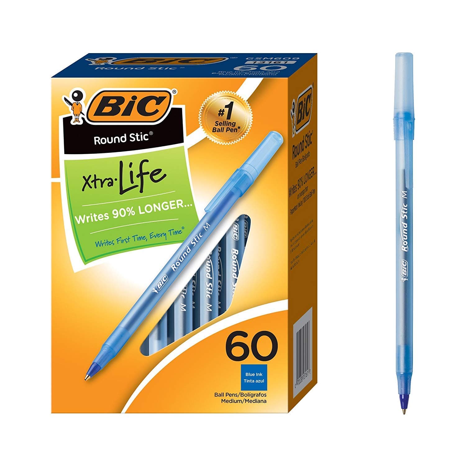 BIC Round Stic Ballpoint Pens