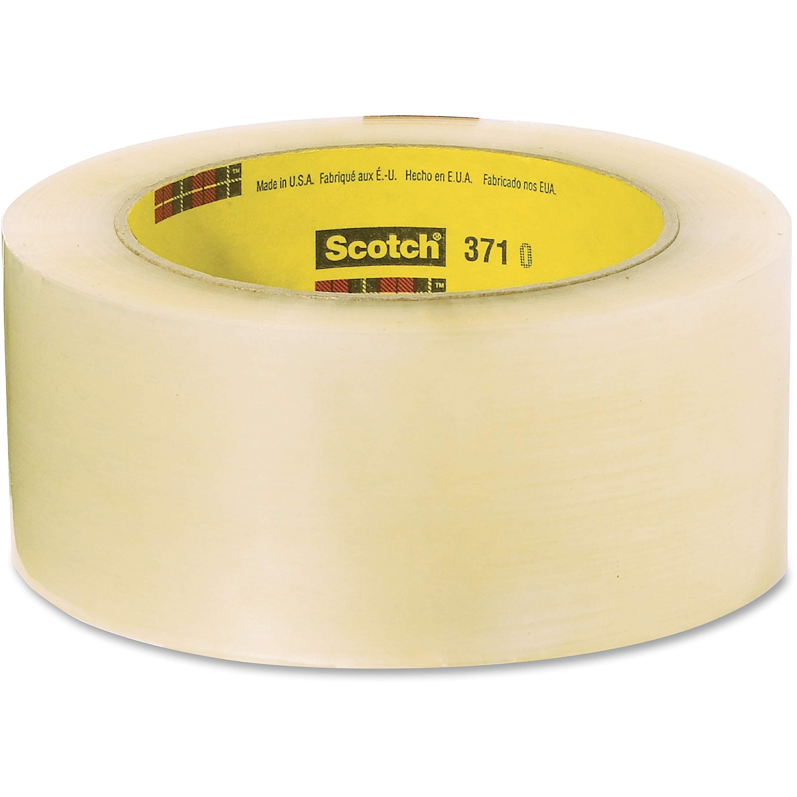 Scotch Box Sealing Tape, 3" Core, 48 Mm X 100 M, Clear, 36/Carton