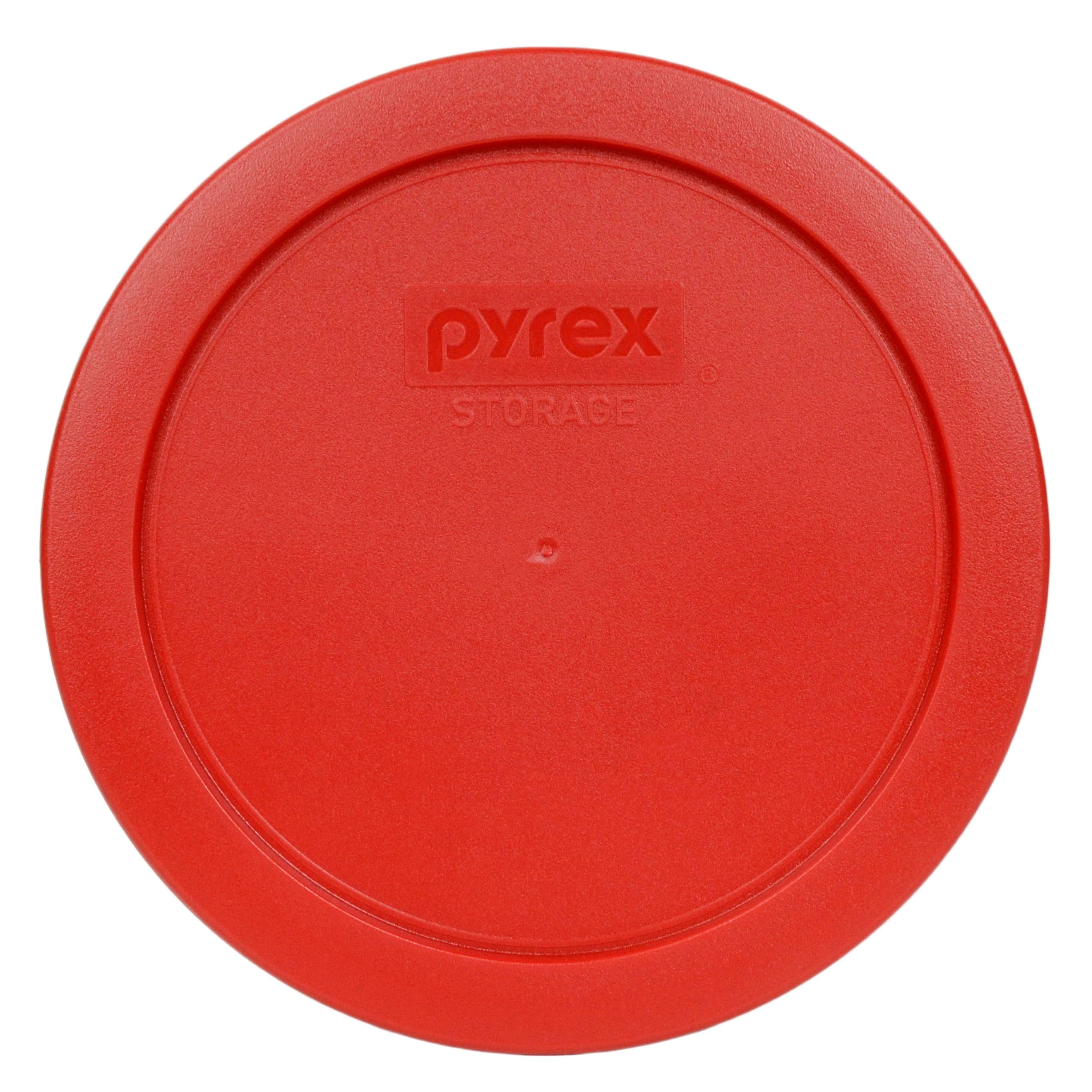 Pyrex 7201-PC (4-Cup) Poppy Red Food Storage Lid - Made in USA