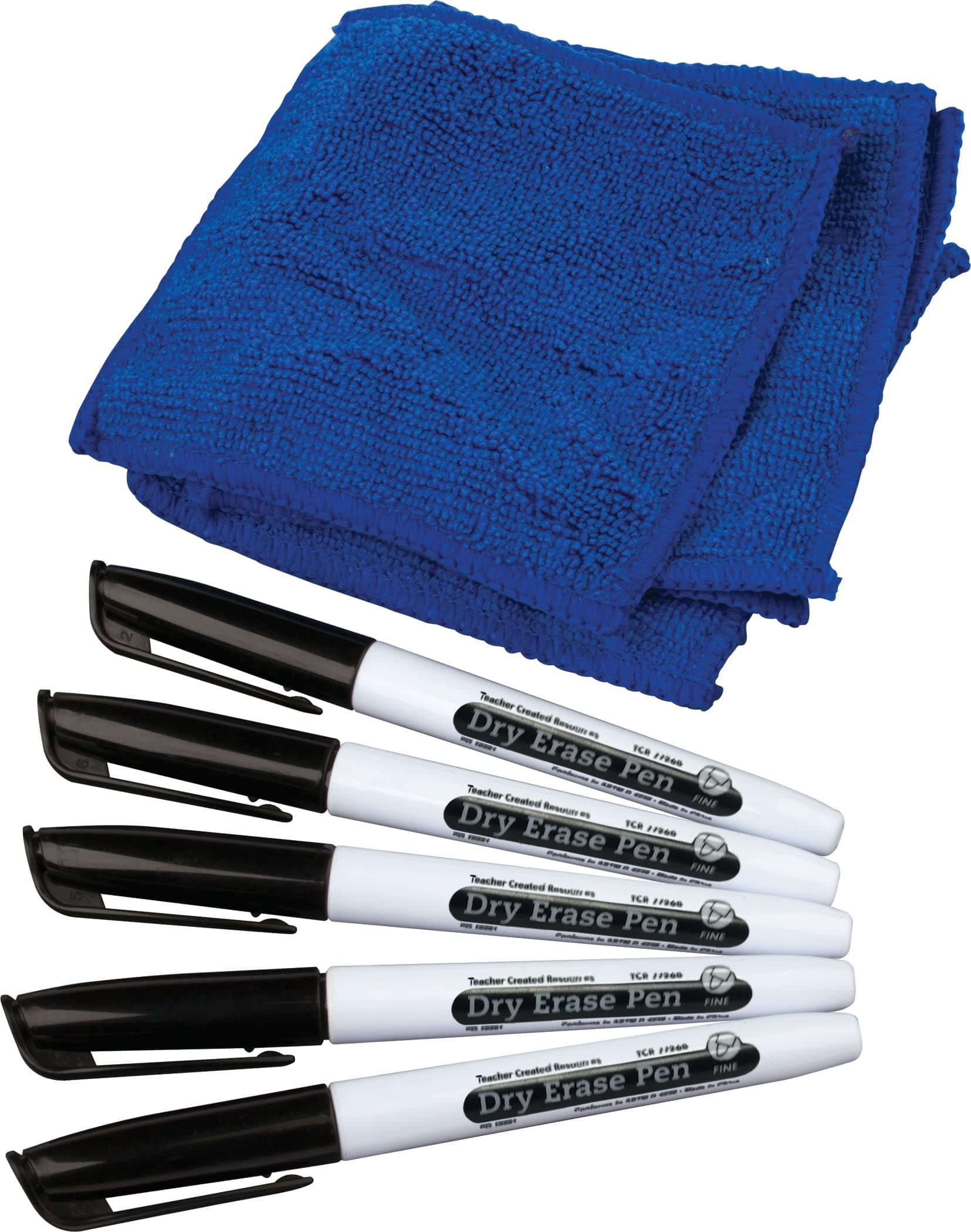 Teacher Created Resources Dry Erase Pens and Microfiber Towels (77268)