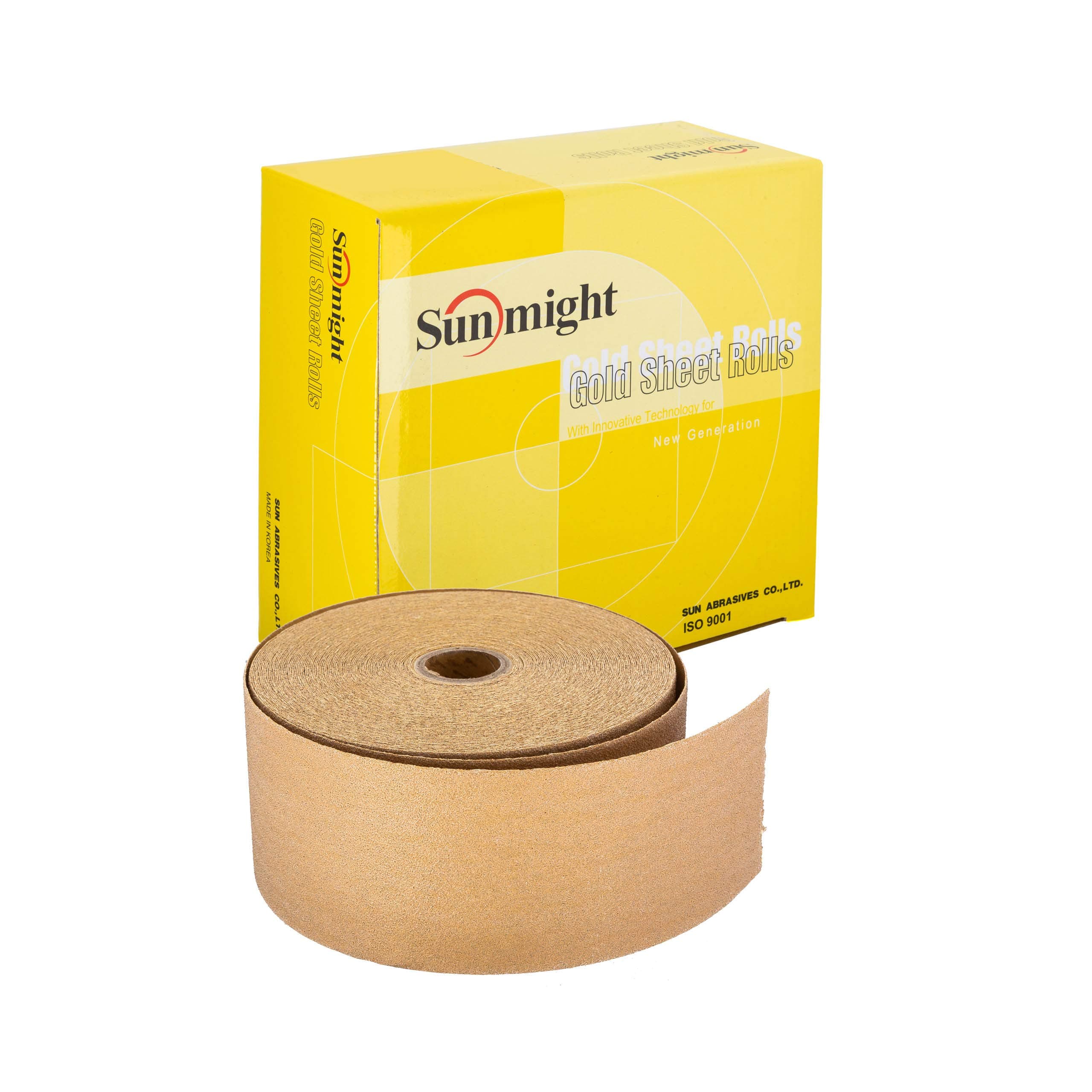 Sunmight 6114 2-3/4" x 45 yd 320 Grit PSA Sheet Roll