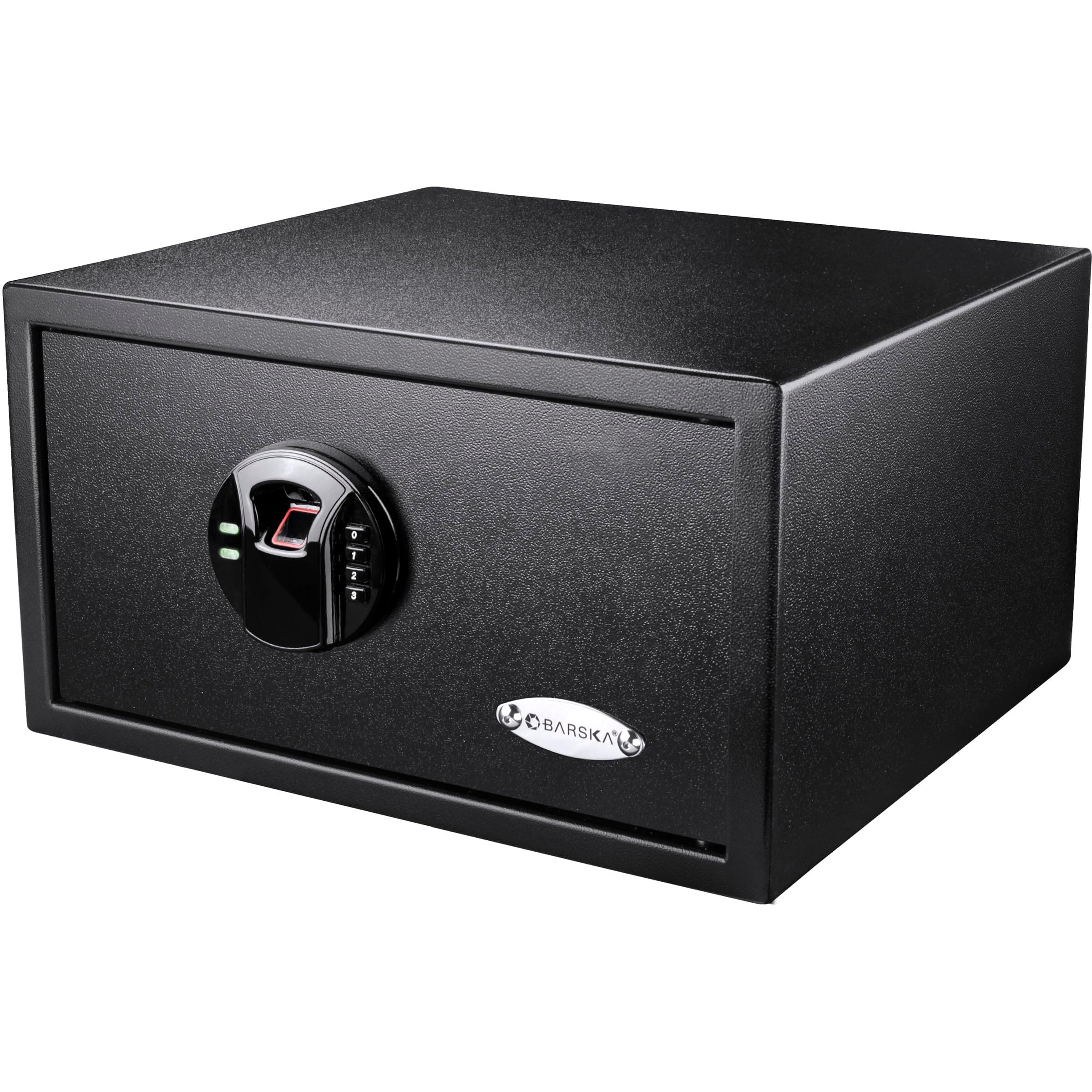 Barska AX12840 Biometric Fingerprint Keypad Security Home Safe 0.99 Cubic Ft, Multi, One Size