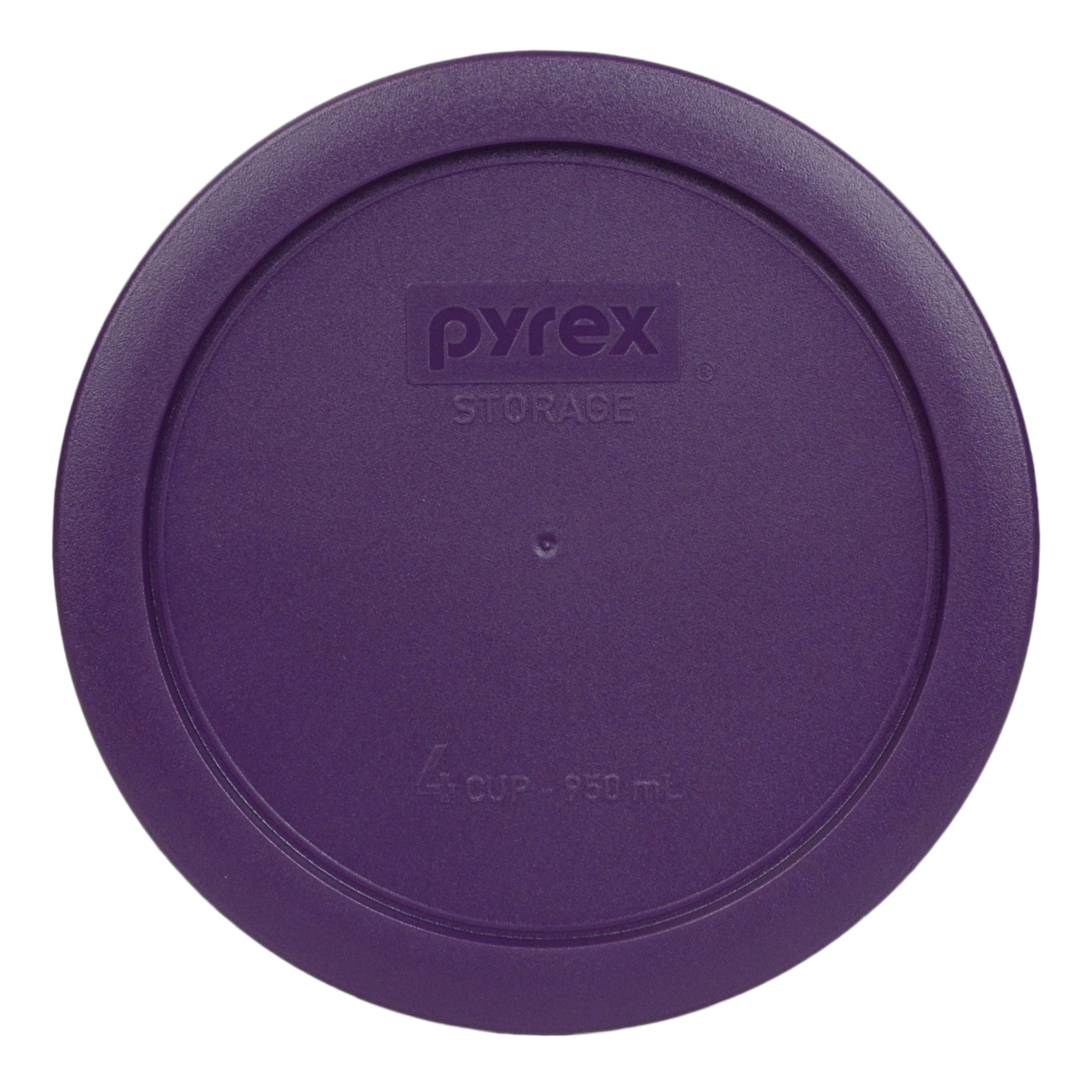 Pyrex 7201-PC (4-Cup) Purple Replacement Lid - Made in USA